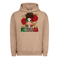 Pigment Burro Mexicana Latina messy bun Urban Hoodie - RanaPortraitStore