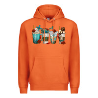 Carrot faith coffee cups Premium Hoodie - texasbilliewilder