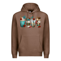 Chestnut faith coffee cups Premium Hoodie - texasbilliewilder
