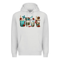 Dove Grey faith coffee cups Premium Hoodie - texasbilliewilder