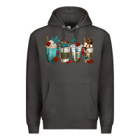Smoke faith coffee cups Premium Hoodie - texasbilliewilder