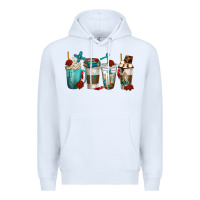 White faith coffee cups Premium Hoodie - texasbilliewilder