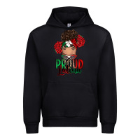 Black Proud Latina messy bun Urban Hoodie - RanaPortraitStore