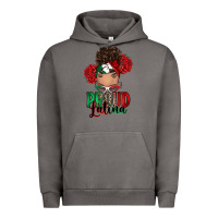 Pigment Tornado Proud Latina messy bun Urban Hoodie - RanaPortraitStore