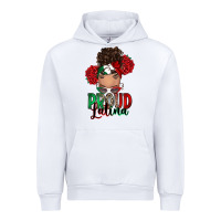 White Proud Latina messy bun Urban Hoodie - RanaPortraitStore