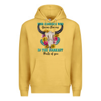 Antique Gold find someone who in the darkest parts of you Premium Hoodie - texasbilliewilder