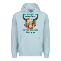 Blue Mist find someone who in the darkest parts of you Premium Hoodie - texasbilliewilder