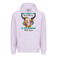 Lilac find someone who in the darkest parts of you Premium Hoodie - texasbilliewilder