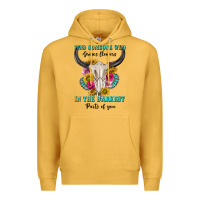 Mustard find someone who in the darkest parts of you Premium Hoodie - texasbilliewilder