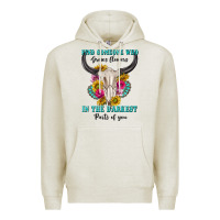 Oatmeal Heather find someone who in the darkest parts of you Premium Hoodie - texasbilliewilder