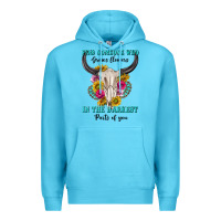 Ocean Blue find someone who in the darkest parts of you Premium Hoodie - texasbilliewilder