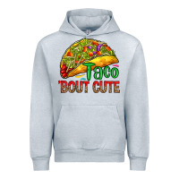 Heather Grey Taco 'bout cute Urban Hoodie - RanaPortraitStore