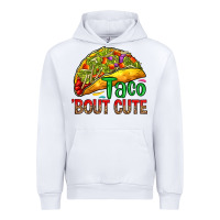 White Taco 'bout cute Urban Hoodie - RanaPortraitStore