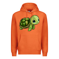 Carrot cute turtle Premium Hoodie - Zillion Design Studio