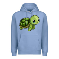Colony Blue cute turtle Premium Hoodie - Zillion Design Studio