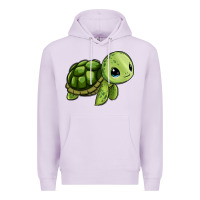 Lilac cute turtle Premium Hoodie - Zillion Design Studio