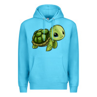 Ocean Blue cute turtle Premium Hoodie - Zillion Design Studio