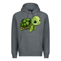 Rock cute turtle Premium Hoodie - Zillion Design Studio