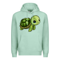 Seafoam cute turtle Premium Hoodie - Zillion Design Studio
