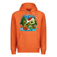 Carrot christmas turtle Premium Hoodie - Zillion Design Studio