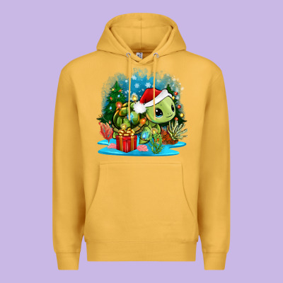 Premium Hoodie christmas turtle