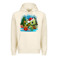 Tofu christmas turtle Premium Hoodie - Zillion Design Studio