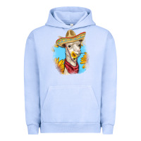 Pigment Grape Ice Sombrero Llama Urban Hoodie - RanaPortraitStore