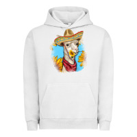 Pigment Lunar Rock Sombrero Llama Urban Hoodie - RanaPortraitStore