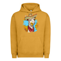 Pigment Peanut Butter Sombrero Llama Urban Hoodie - RanaPortraitStore