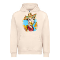 Sandshell Sombrero Llama Urban Hoodie - RanaPortraitStore