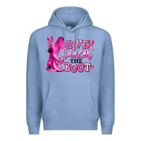 Colony Blue give cancer the boot Premium Hoodie - RanaPortraitStore