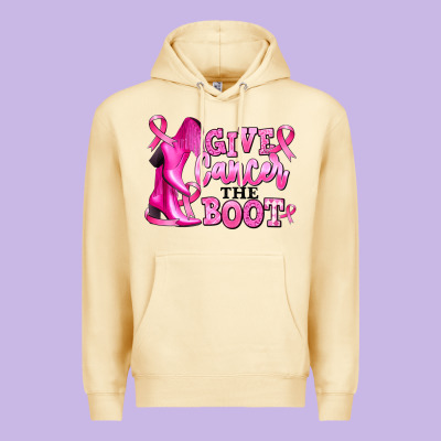 Premium Hoodie give cancer the boot