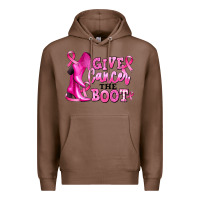 Chestnut give cancer the boot Premium Hoodie - RanaPortraitStore