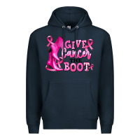 Navy give cancer the boot Premium Hoodie - RanaPortraitStore