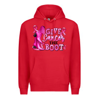 Red give cancer the boot Premium Hoodie - RanaPortraitStore