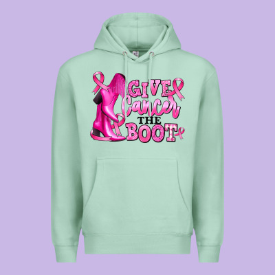 Premium Hoodie give cancer the boot