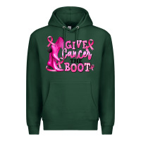 Sports Green give cancer the boot Premium Hoodie - RanaPortraitStore
