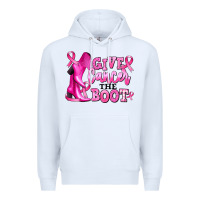 White give cancer the boot Premium Hoodie - RanaPortraitStore