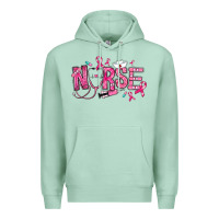 Seafoam breast cancer nurse Premium Hoodie - RanaPortraitStore