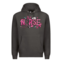 Smoke breast cancer nurse Premium Hoodie - RanaPortraitStore