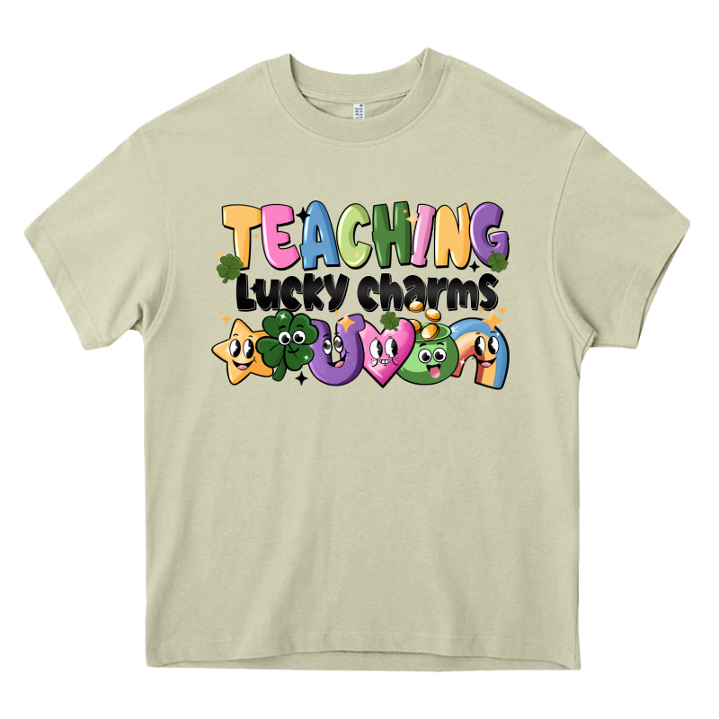 Teaching Lucky Charms Heavy Core Tee by CowhideDigitalArt | Teevron