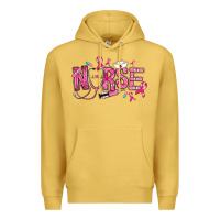 Antique Gold breast cancer nurse Premium Hoodie - RanaPortraitStore