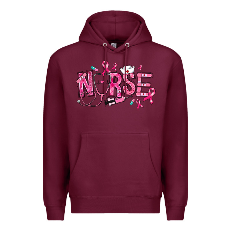 Breast Cancer Nurse Premium Hoodie by RanaPortraitStore | Teevron