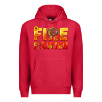 Cardinal firefighter Premium Hoodie - texasbilliewilder