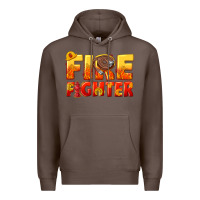 Coffee firefighter Premium Hoodie - texasbilliewilder