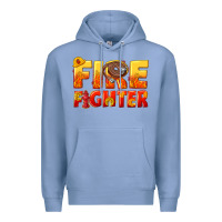 Colony Blue firefighter Premium Hoodie - texasbilliewilder