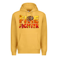 Mustard firefighter Premium Hoodie - texasbilliewilder