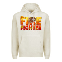Oatmeal Heather firefighter Premium Hoodie - texasbilliewilder