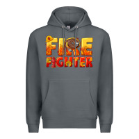 Rock firefighter Premium Hoodie - texasbilliewilder