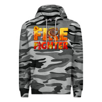 Slate Camo firefighter Premium Hoodie - texasbilliewilder